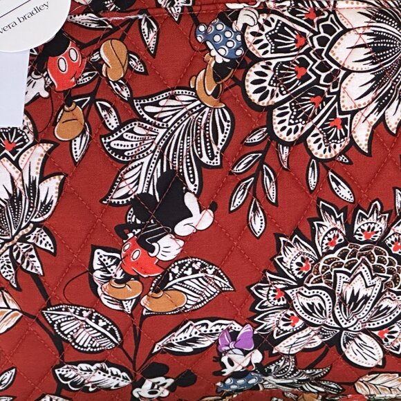 VERA BRADLEY DISNEY LUNCH CROSSBODY BAG :NWT MICKEY & MINNIE'S FLIRTY FLORAL - Picture 7 of 16